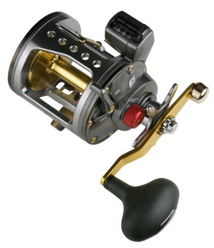 Okuma Catalina Levelwind Trolling Reel, 400 Size, Silver/Grey