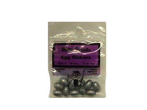 Water Gremlin Company Egg Sinker Pouch, 1/4 Size, 11 pieces per pouch