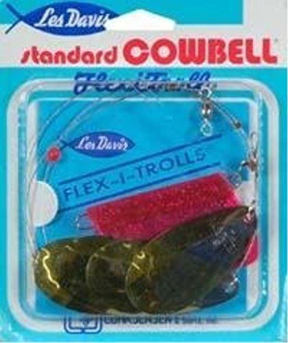 South Bend Sporting Goods Standard Cowbell 50/50 Brass/Nickel Slant, 38-Inch (3700-000-0007)