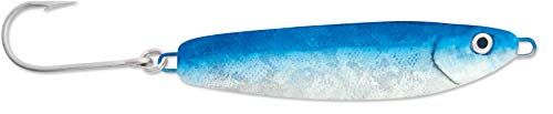 Luhr Jensen Crippled Herring Lure, Brilliant Silver Hologram/Neon Blue, 3-Inch