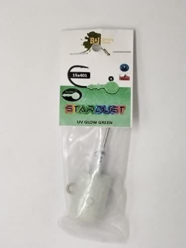 B&amp;J Lead Head Jig w/Stardust Green Glow 6oz