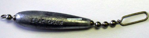 Bead Chain 6CT 6-Ounce Trolling Sinker, Pack of 12, Nickel Finish