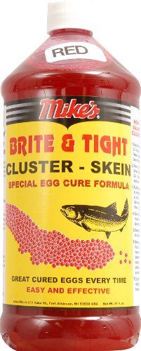 Atlas Mike&#39;s 15006 Fishing Soft Plastic Brite and Tight Cluster/Skein Formula, Red