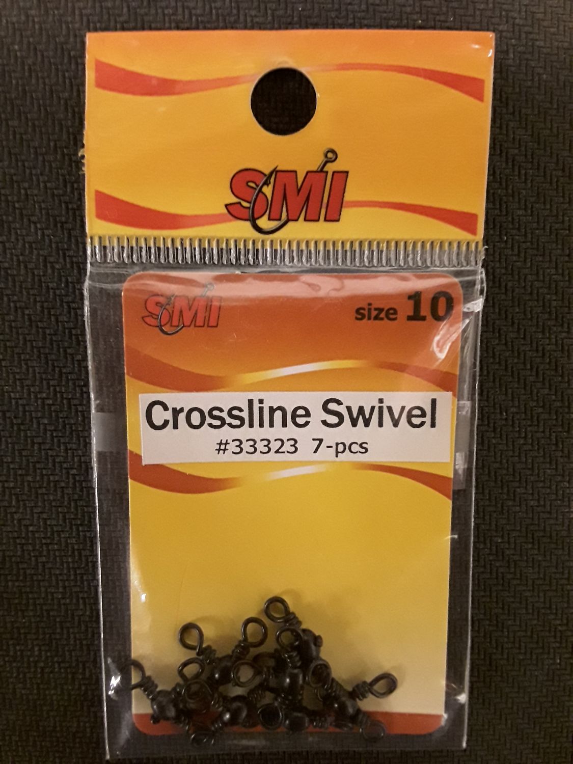 SMI Swivels Crossline Black , Size: 7-pk sz 10