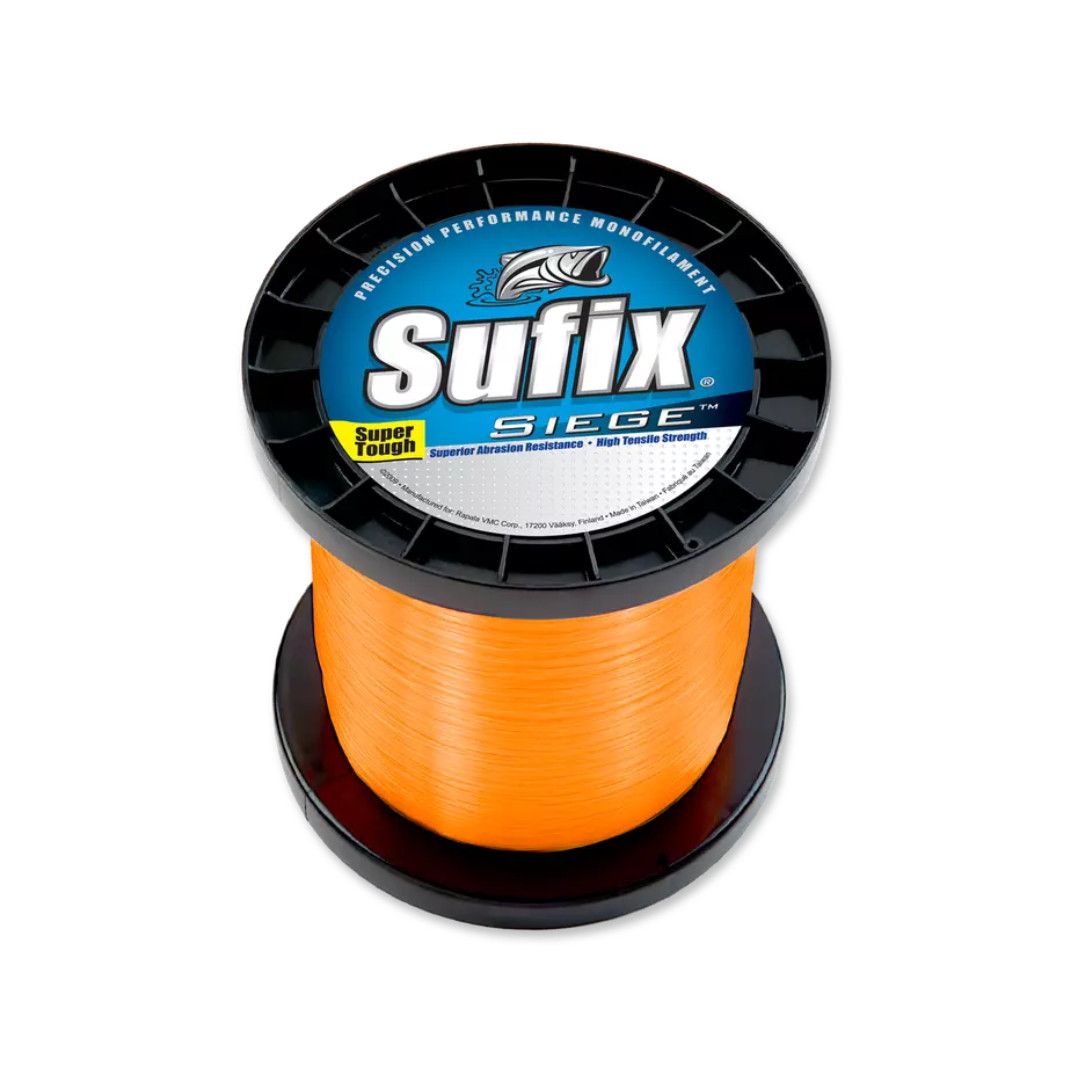 Sufix Siege™ Monofilament 3000yd x 20lb Neon Tangerine