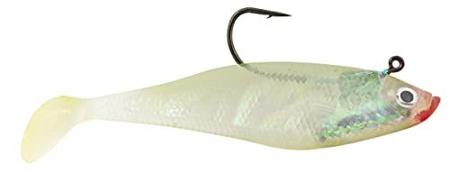Matzuo MTZ-SS4-4-28 4&quot; Swim Shad Glow 4pk - MTZ-SS4-4-28