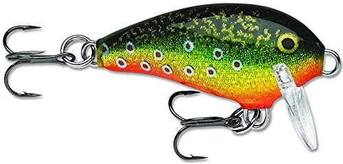 Rapala Mini Fat Rap 03 Fishing lure, 1.5-Inch, Hot Mustard Muddler