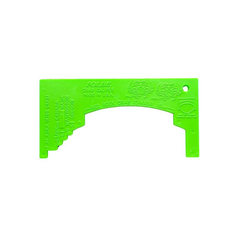 Folbe West Coast Crab Gauge Measuring Tool - Dungeness