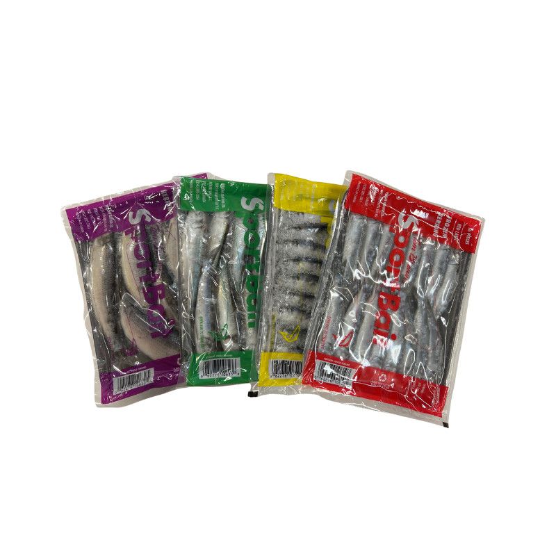 Frozen Trolling Herring Bait 1lb (XS to XL Sizes) B&J Sporting Goods
