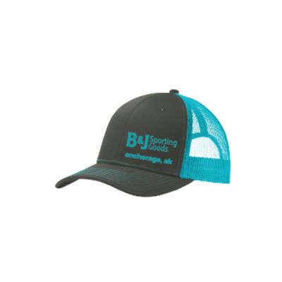 B&amp;J Trucker Hat Teal / Gray