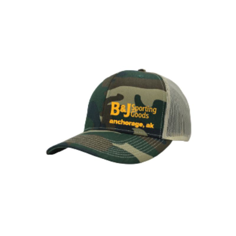 B&amp;J Trucker Hat Camo
