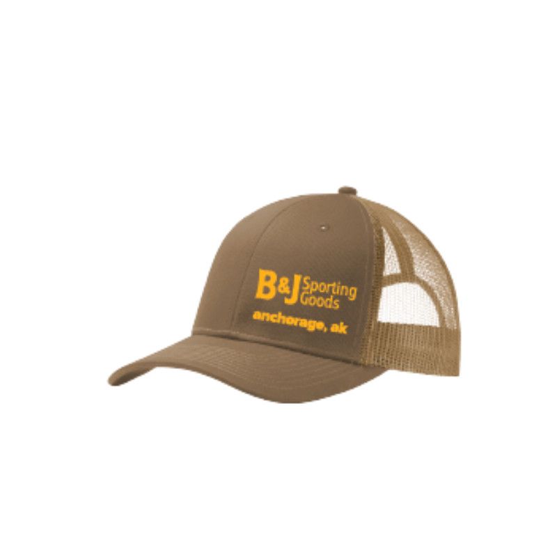 B&amp;J Trucker Hat Woodland Brown