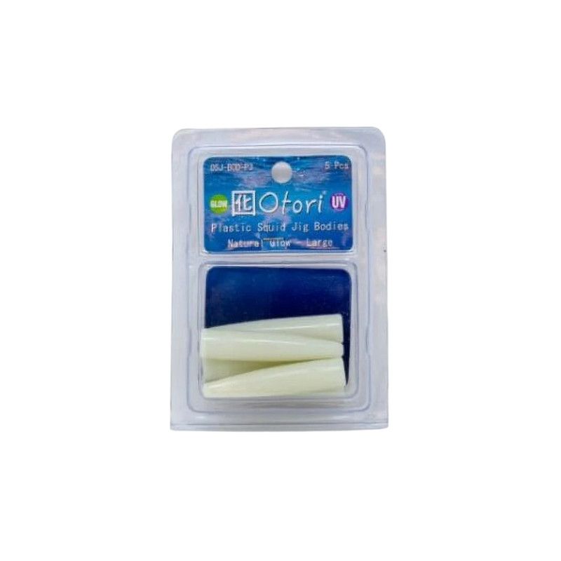 SMI Otori Squid Jig Body Plastic Large Glow