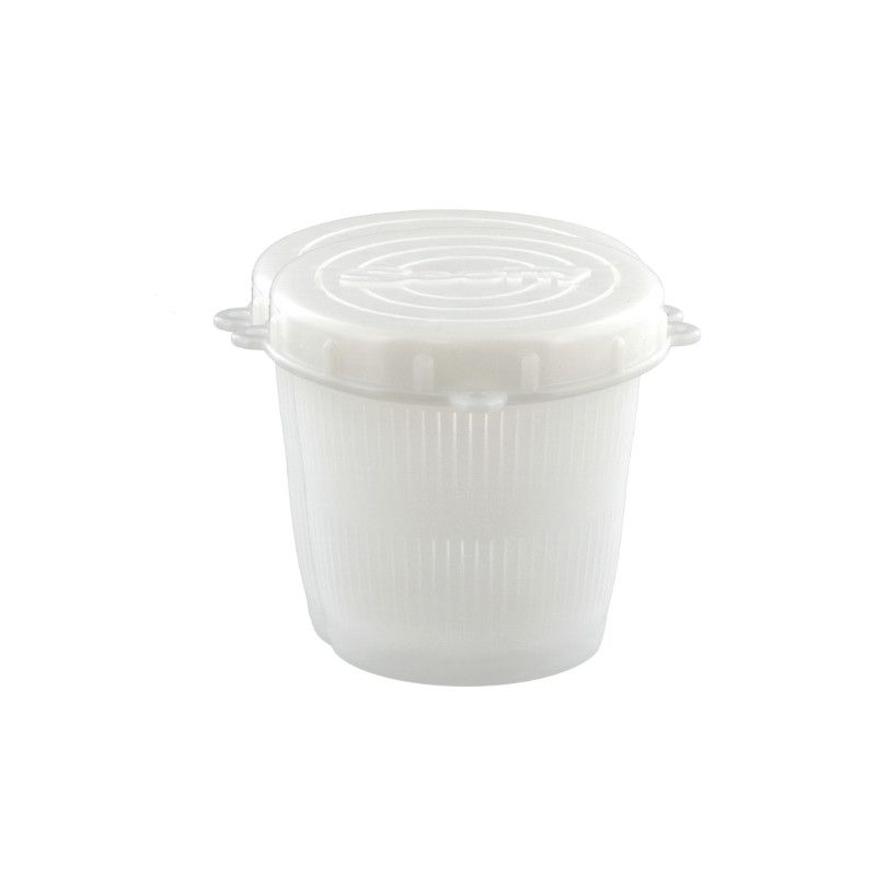 Scotty Vented Crab Diner Bait Jar w/ Lid 1/2lt White 670
