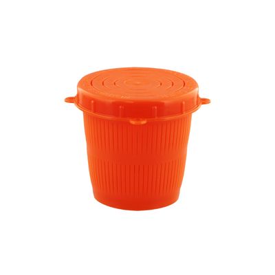 Scotty Vented Crab Diner Bait Jar w/ Lid 1/2lt Flourescent Red 672