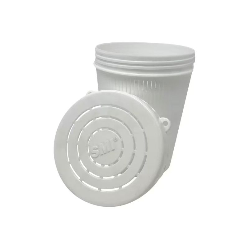 SMI Bait Jar Vented PE 29oz White