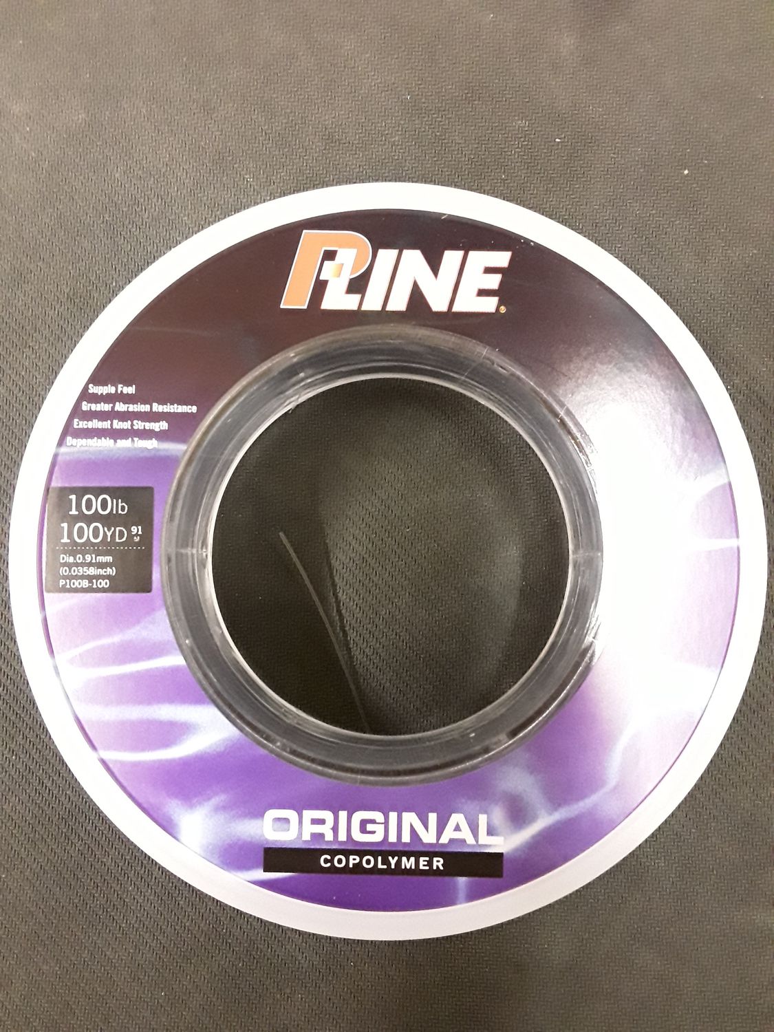 P-Line Original Leader Clear Blue, Size: 100lb