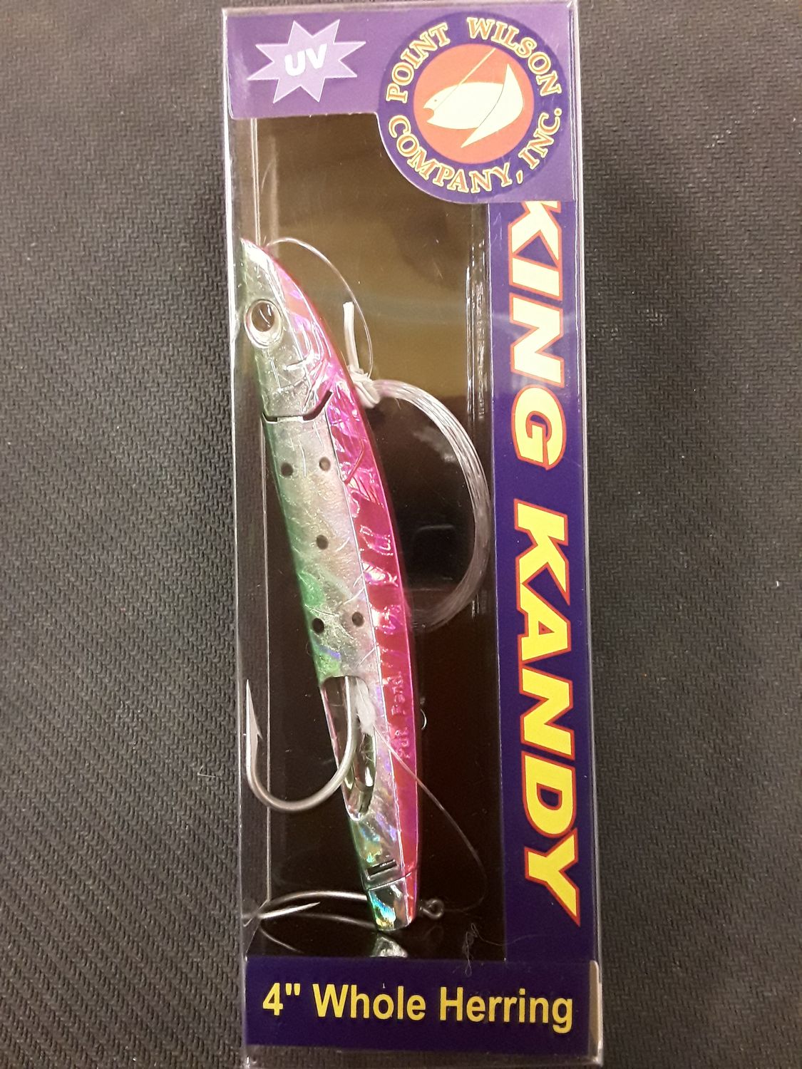 PW King Kandy Whole Herring, Color: Watermelon, Size: 4&quot;