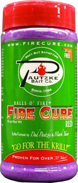Pautzke Fire Cure, Color: Red, Size: 16oz