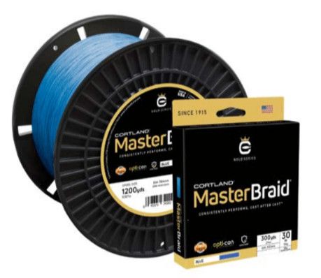 Cortland Master Braid 150yds, Color: Blue, Size: 20lbs