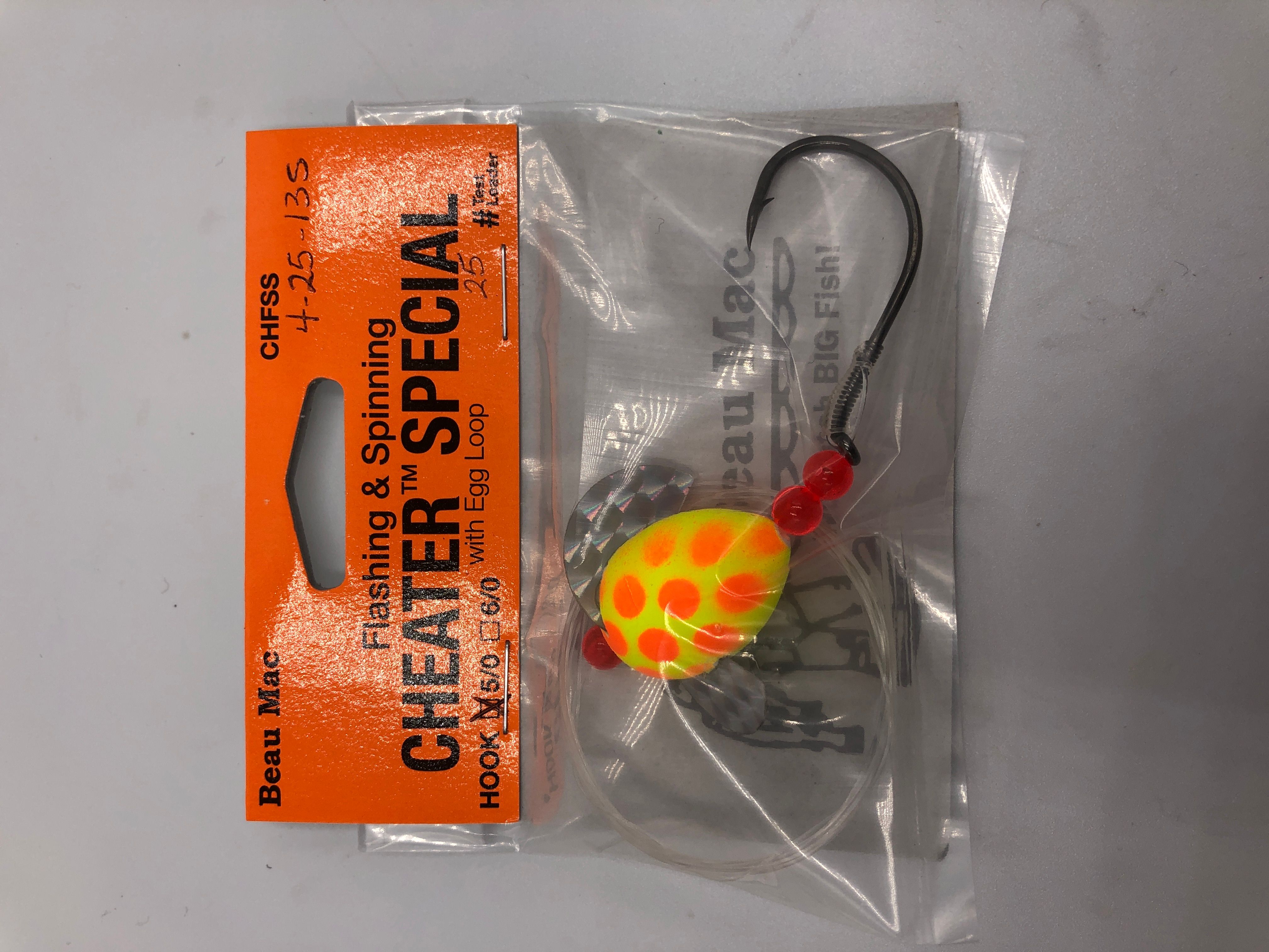 F&S Cheater Spec sz 4 25-lb Sngl 5/0 Hook