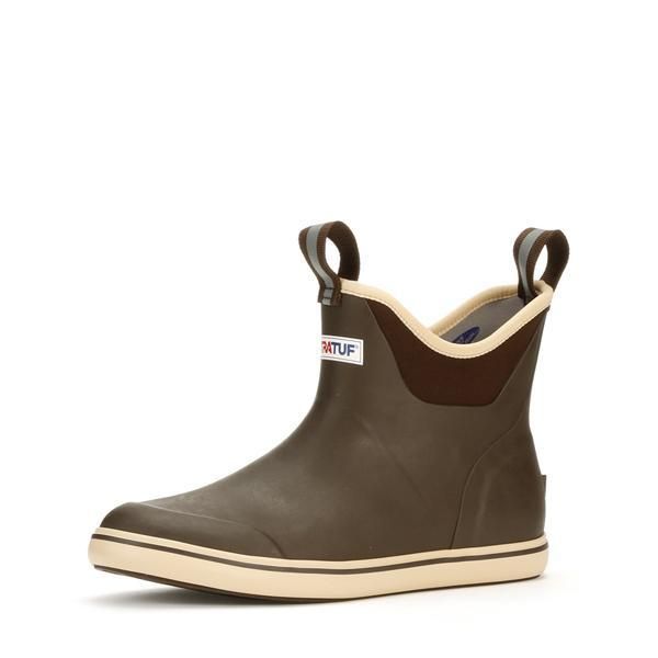 XtraTuf Men&#39;s 6&quot; Ankle Deck Boot Brown, Size: 7