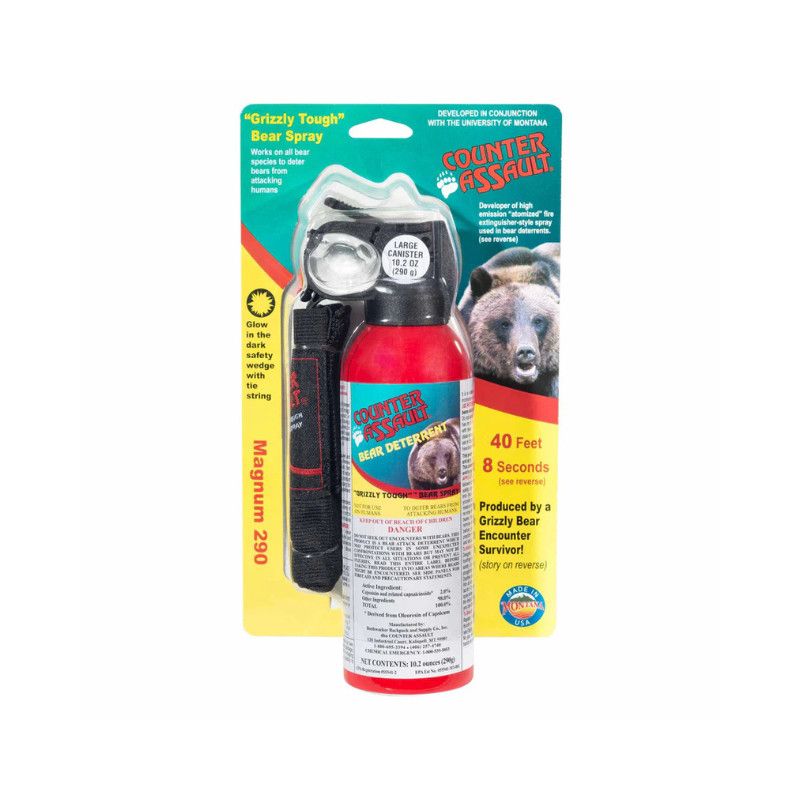 Counter Assault 40-Foot Bear Spray (10.2 oz.)  w/ Holster - Sealed Blister Pack