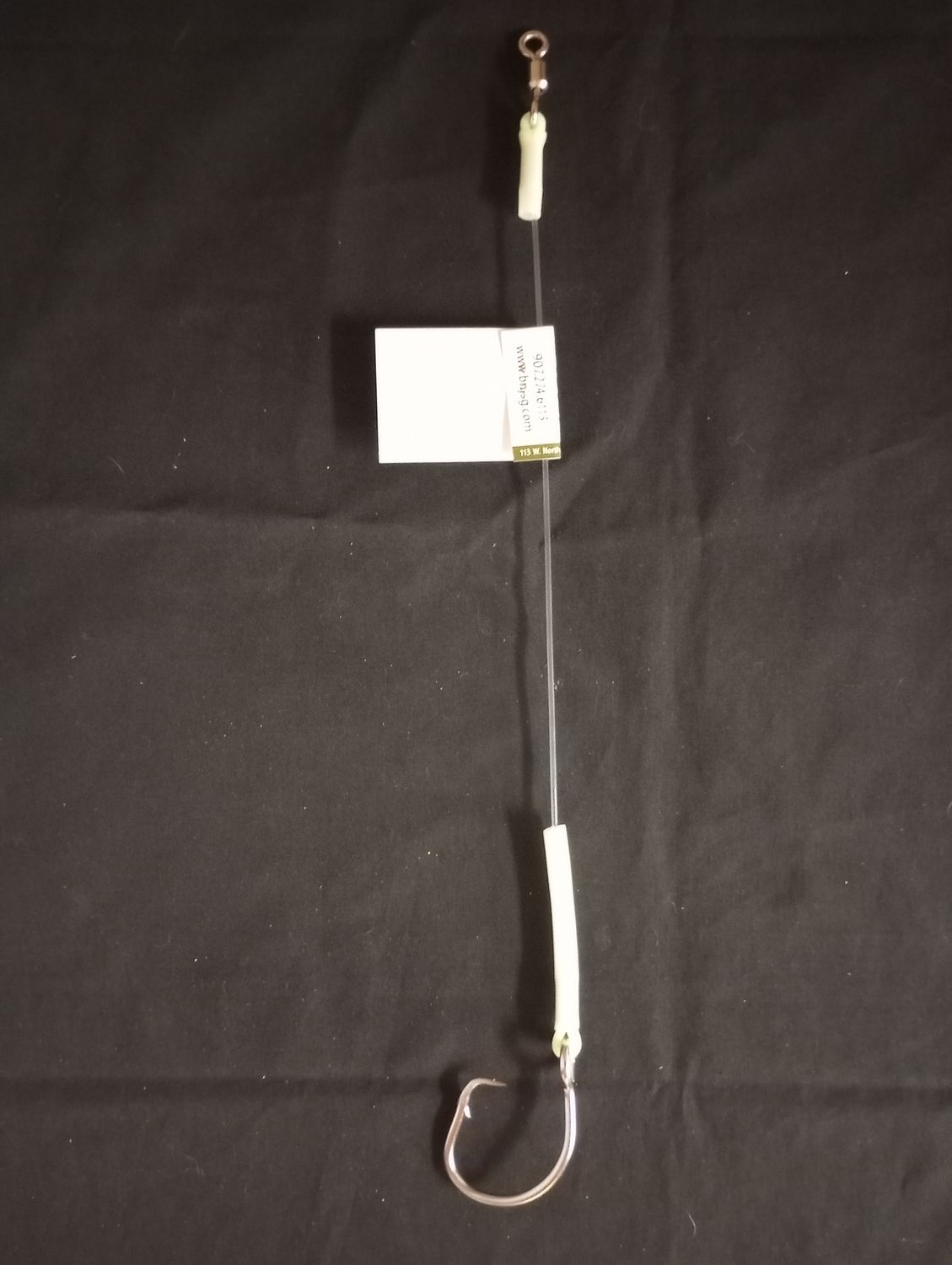 B&amp;J Halibut Leader Deluxe, Color: Glow, Size: 16/0