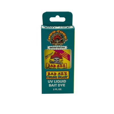 Pro-Cure Bad Azz Color Blast UV Liquid Bait Dye 2oz Scarlet Red