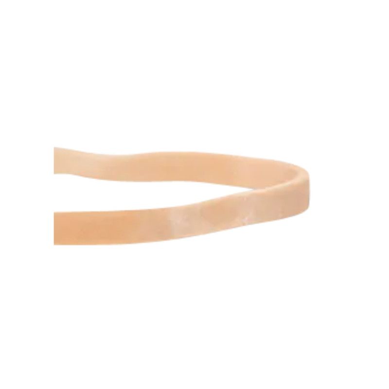 CWC Rubber Bands #107 7" x 5/8" Crepe Natural