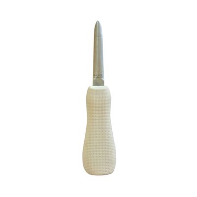 P-Line 3&quot; Stainless Steel Oyster Knife - White