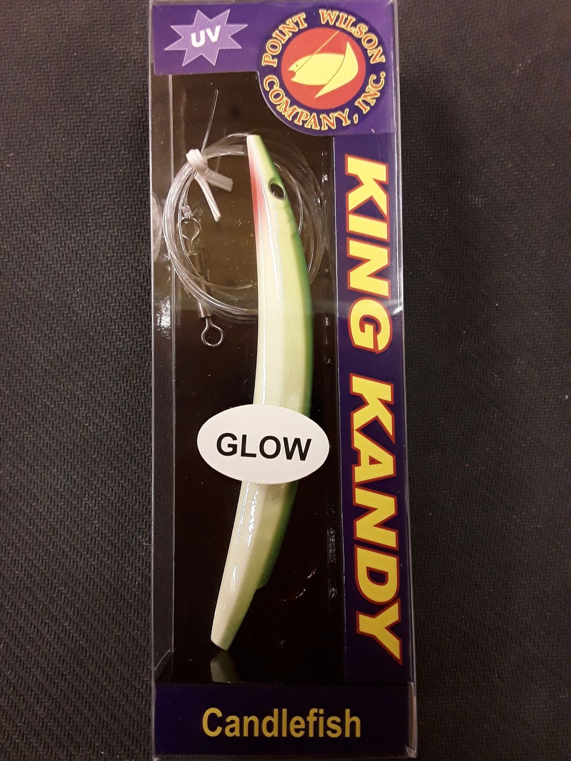 PW King Kandy Candlefish, Color: Grn Glow