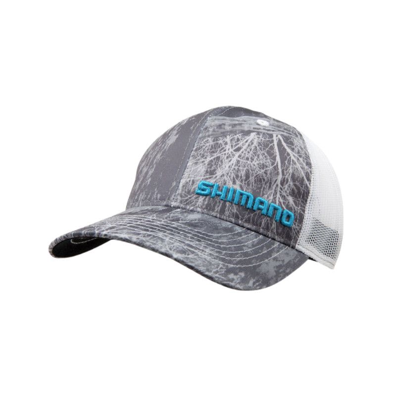 Shimano Realtree Fish Camo Trucker Hat - Gray