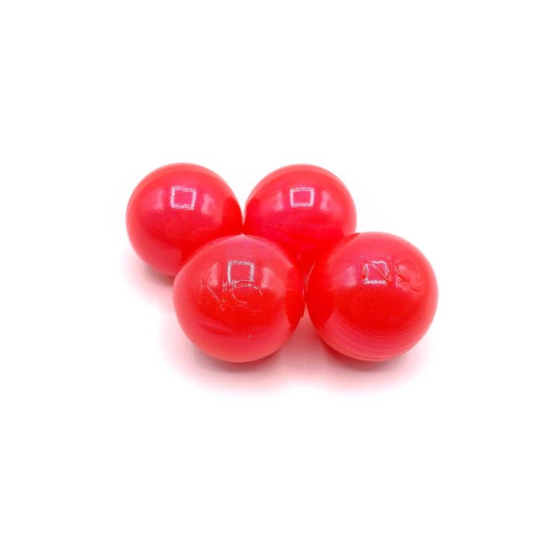 NQ Soft Beads Bright Roe 25mm 4pk
