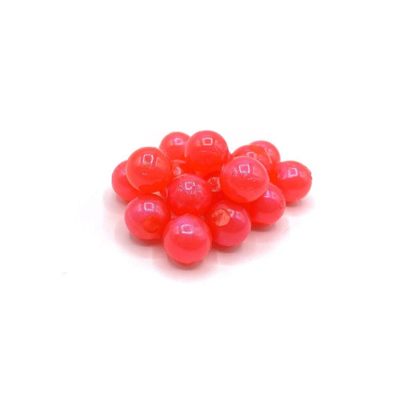 NQ Soft Beads Bright Roe 19mm 9pk