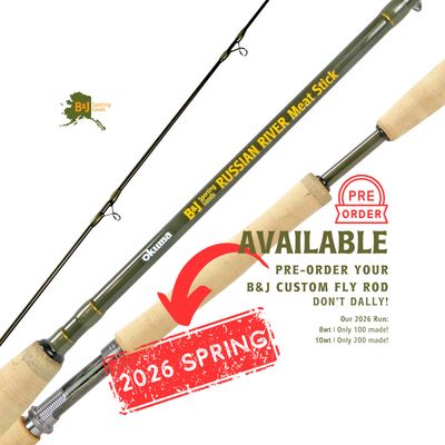 B&amp;J Russian River Meat Stick Fly Rod 9&#39; 10wt 2pc [pre-order for Spring 2026]