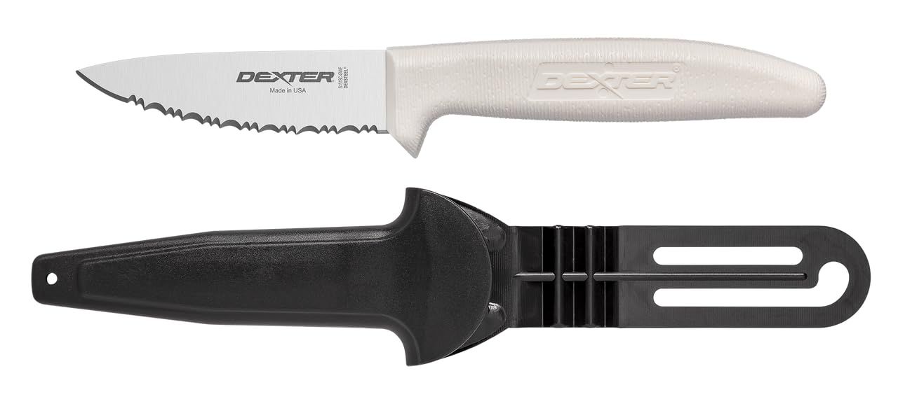 Dexter-Russell S151-SC-GWEW/SHEATH, White/Silver/Black