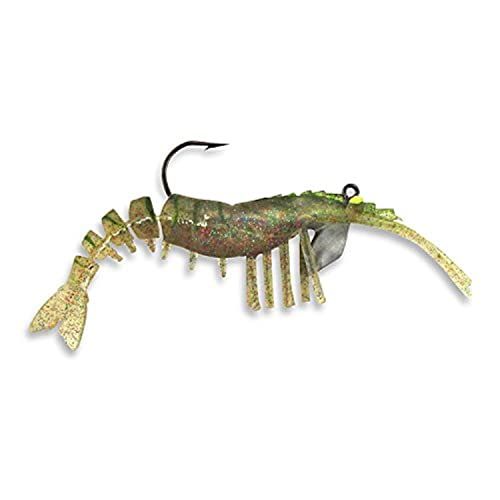 Egret Baits Jumbo Vudu Shrimp, 4-Inch, Magic