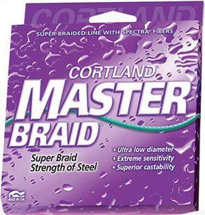 Cortland Master Braid: 15lb 150 Yds. Yellow