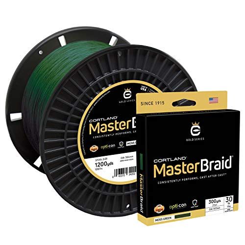 Cortland Line Master Braid - Moss Green (8 LB / 150 YDS)
