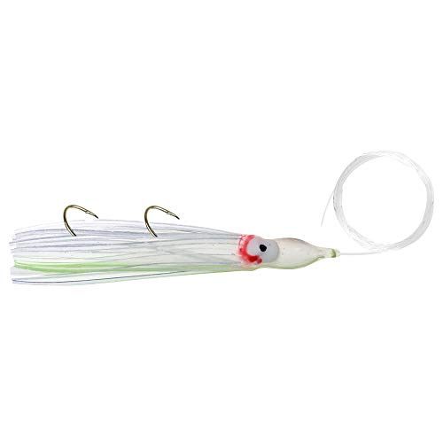 Danielson Squid 4.5&quot; UV Clear GLTR/Glow Stripe 10-pk