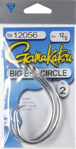 Gamakatsu 12056 Circle Hooks Loose Fishing Hook, Multicolor
