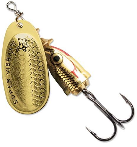 Blue Fox Classic Vibrax 00 Wildeye 7/64 Gold Shiner