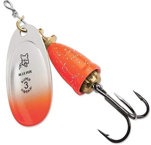 Blue Fox Classic Vibrax 03 Orange Chartreuse Candyback