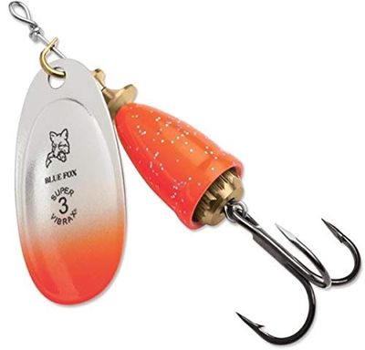 Blue Fox Classic Vibrax 03 Orange Chartreuse Candyback