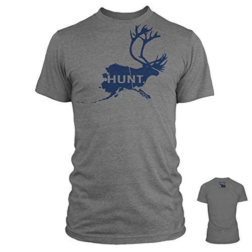 RepYourWater Hunt. Alaska Caribou Tee Gray