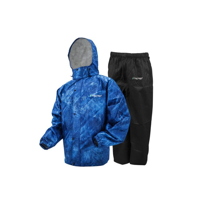 Frogg Toggs® Men's Classic All-Sport Rainsuit - Realtree Fishing Dark Blue