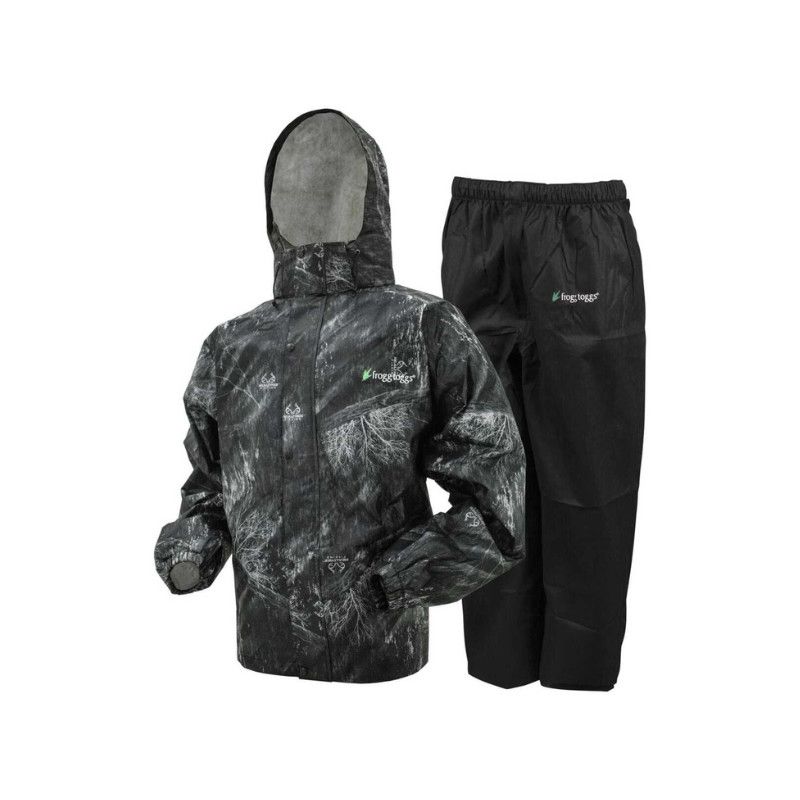 Frogg Toggs® Men's Classic All-Sport Rainsuit - Realtree Fishing Black