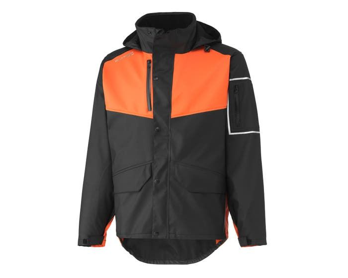 Helly Hansen West Coast Jacket , Color: Org/Blk, Size: S