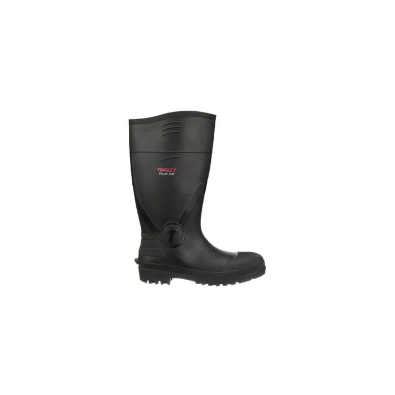 Tingley Unisex Pilot G2 Plain Toe Boot 15&quot; Black 